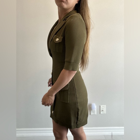 Mini dress army green - Picture 2 of 4